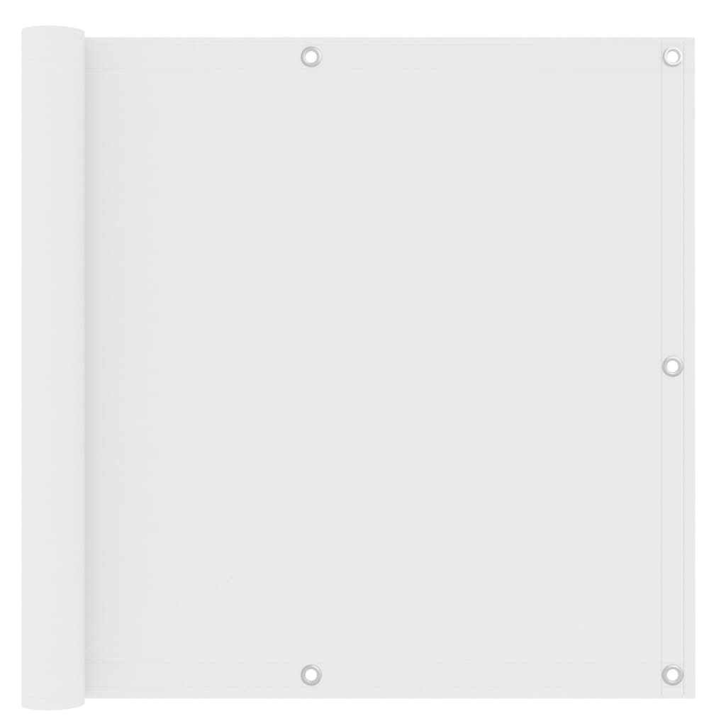Balkonscherm 90x400 cm oxford stof wit is nu te koop bij PeponiXL, paradijselijk wonen!