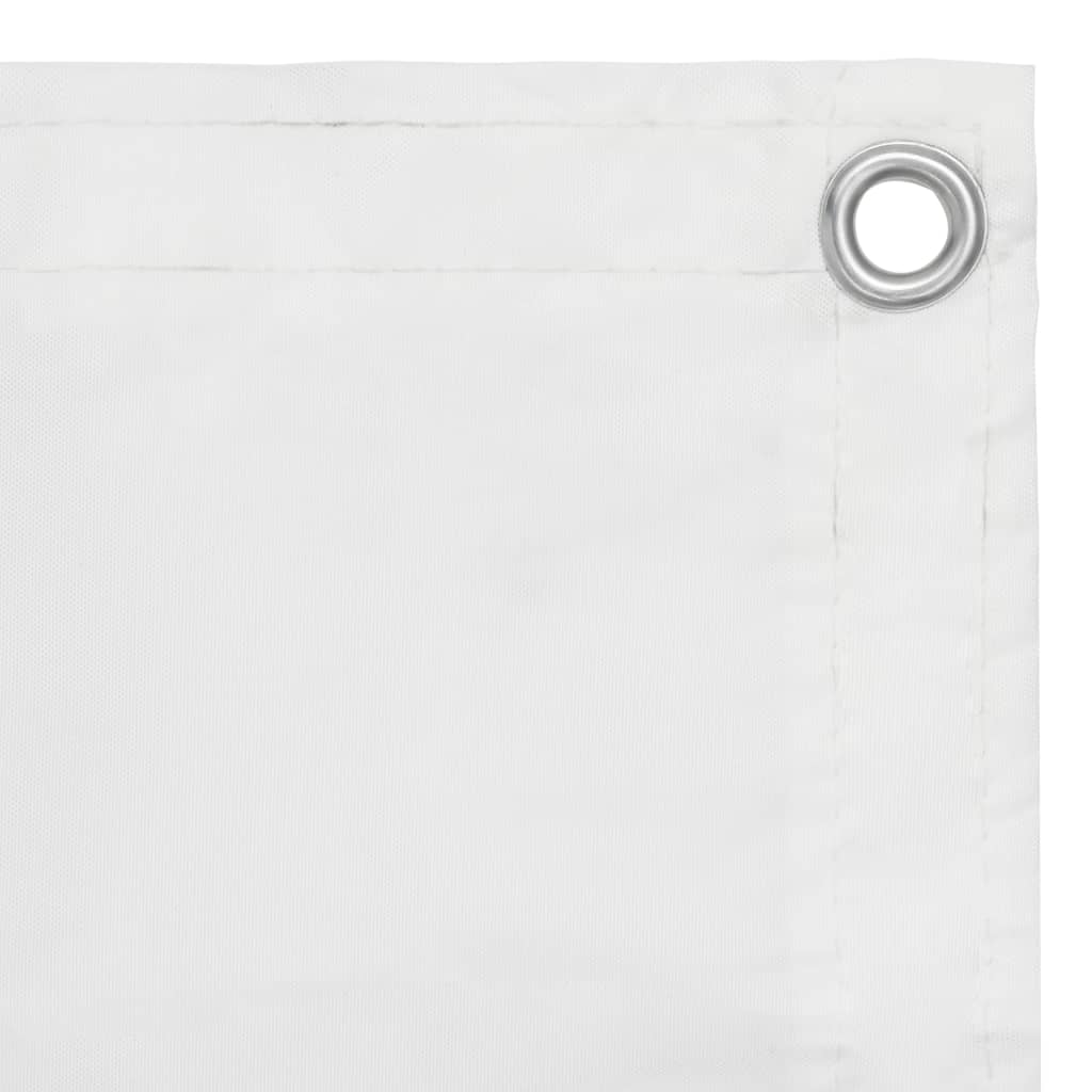 Balkonscherm 120x600 cm oxford stof wit is nu te koop bij PeponiXL, paradijselijk wonen!