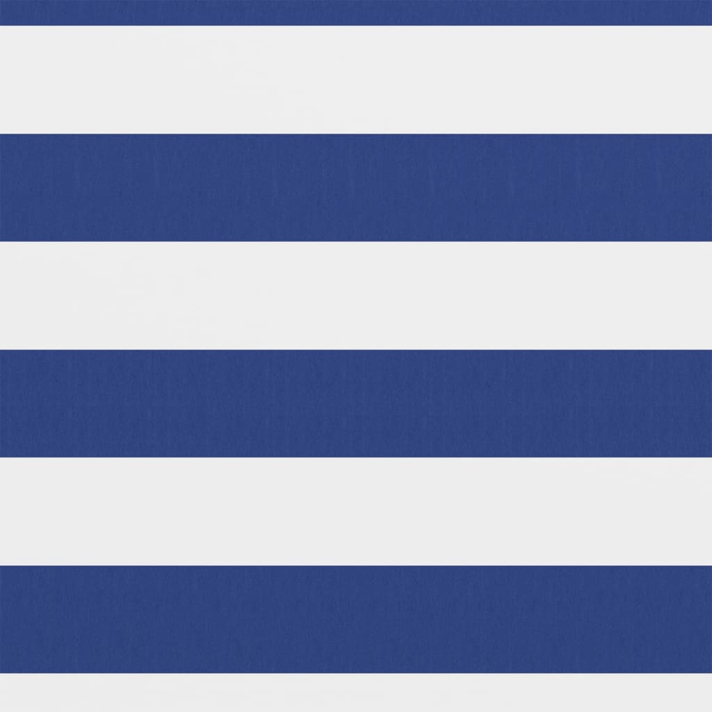 Balkonscherm 90x400 cm oxford stof wit en blauw is nu te koop bij PeponiXL, paradijselijk wonen!