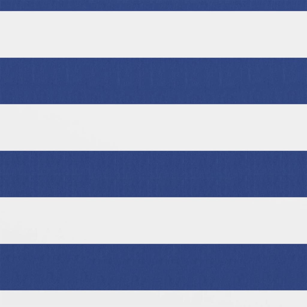 Balkonscherm 120x400 cm oxford stof wit en blauw is nu te koop bij PeponiXL, paradijselijk wonen!