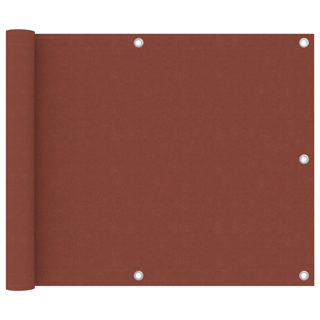 Balkonscherm 75x500 cm oxford stof terracotta is nu te koop bij PeponiXL, paradijselijk wonen!