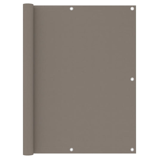 Balkonscherm 120x300 cm oxford stof taupe is nu te koop bij PeponiXL, paradijselijk wonen!