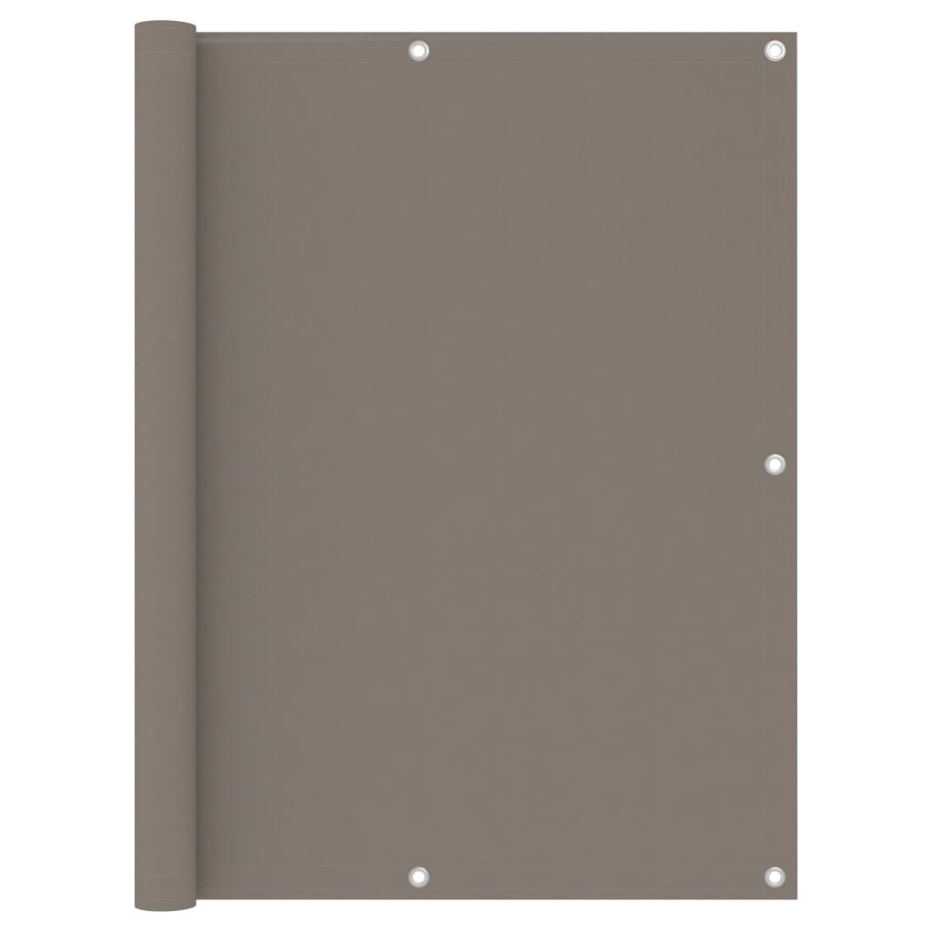 Balkonscherm 120x400 cm oxford stof taupe is nu te koop bij PeponiXL, paradijselijk wonen!