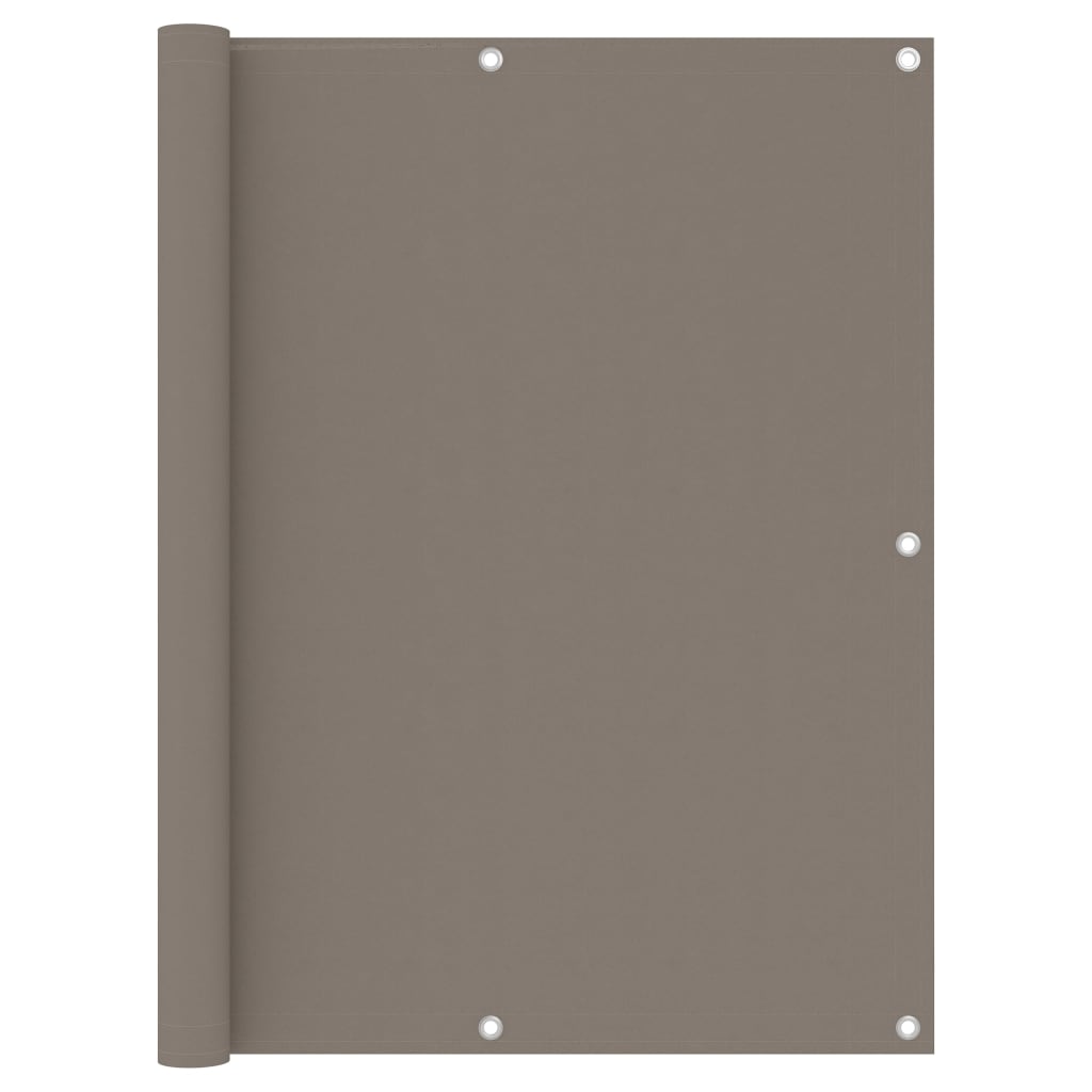 Balkonscherm 120x500 cm oxford stof taupe is nu te koop bij PeponiXL, paradijselijk wonen!
