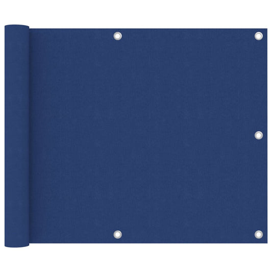 Balkonscherm 75x400 cm oxford stof blauw is nu te koop bij PeponiXL, paradijselijk wonen!