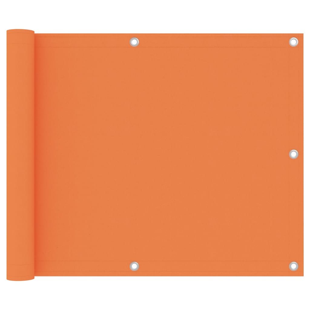 Balkonscherm 75x400 cm oxford stof oranje is nu te koop bij PeponiXL, paradijselijk wonen!