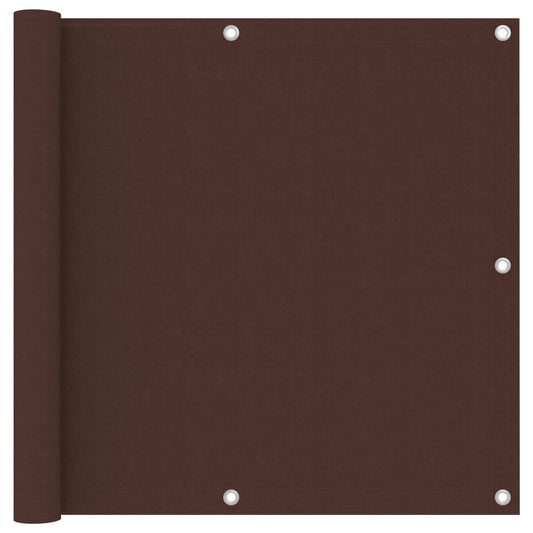 Balkonscherm 90x600 cm oxford stof bruin is nu te koop bij PeponiXL, paradijselijk wonen!