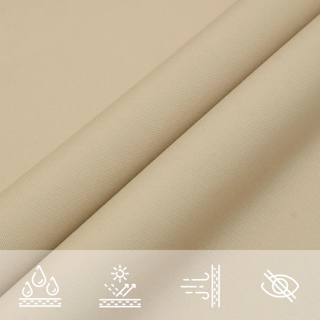 Zonnescherm rechthoekig 2,5x3,5 m oxford stof beige is nu te koop bij PeponiXL, paradijselijk wonen!