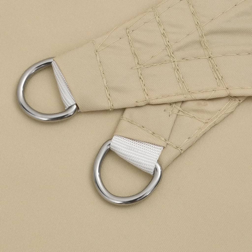 Zonnescherm driehoekig 3x3x4,24 m oxford stof beige is nu te koop bij PeponiXL, paradijselijk wonen!