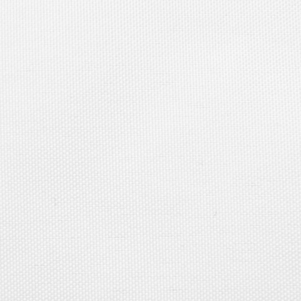 Zonnescherm driehoekig 3,6x3,6x3,6 m oxford stof wit is nu te koop bij PeponiXL, paradijselijk wonen!