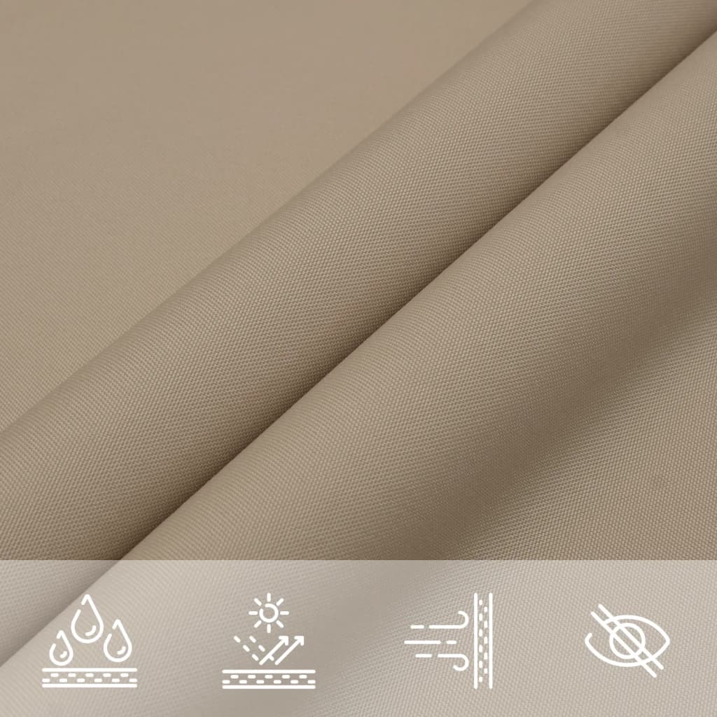 Zonnescherm vierkant 2x2 m oxford stof taupe is nu te koop bij PeponiXL, paradijselijk wonen!