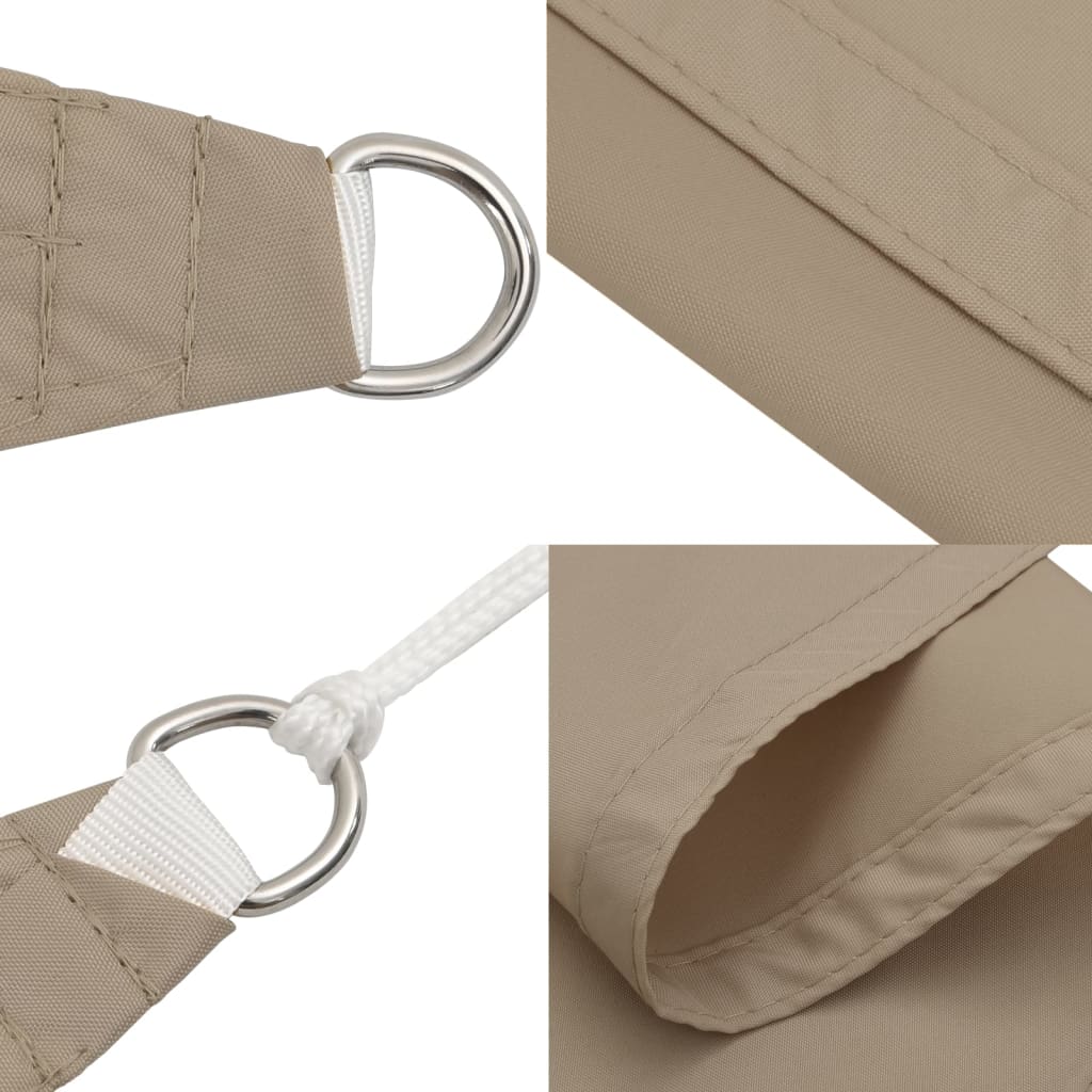 Zonnescherm rechthoekig 2x2,5 m oxford stof taupe is nu te koop bij PeponiXL, paradijselijk wonen!