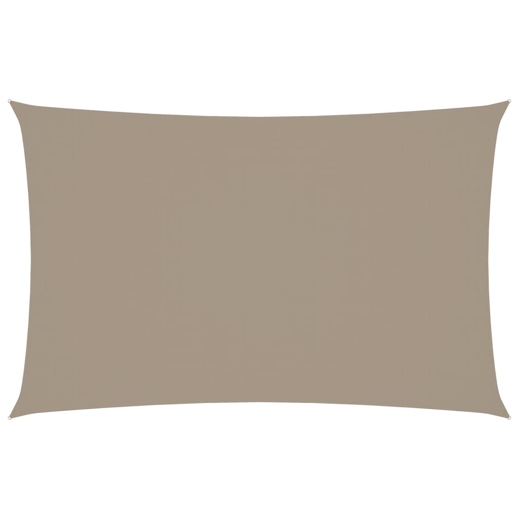 Zonnescherm rechthoekig 2x5 m oxford stof taupe is nu te koop bij PeponiXL, paradijselijk wonen!