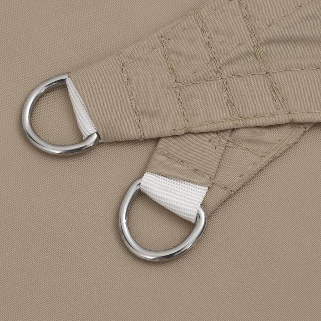 Zonnescherm rechthoekig 2,5x3 m oxford stof taupe is nu te koop bij PeponiXL, paradijselijk wonen!