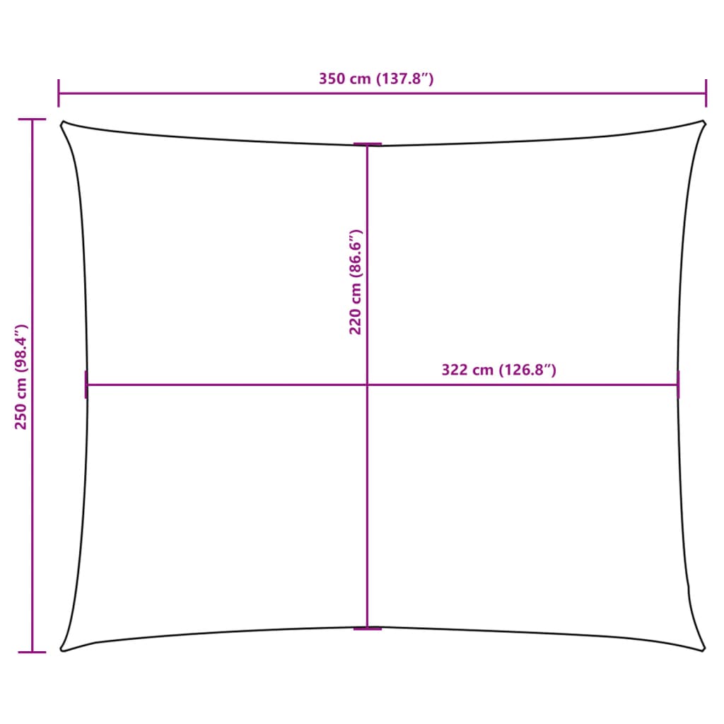 Zonnescherm rechthoekig 2,5x3,5 m oxford stof taupe is nu te koop bij PeponiXL, paradijselijk wonen!