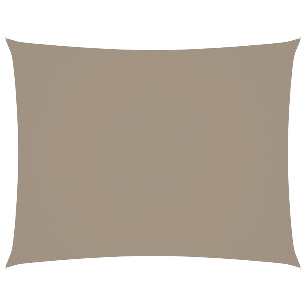 Zonnescherm rechthoekig 3,5x4,5 m oxford stof taupe is nu te koop bij PeponiXL, paradijselijk wonen!
