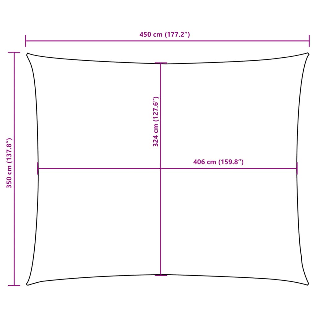 Zonnescherm rechthoekig 3,5x4,5 m oxford stof taupe is nu te koop bij PeponiXL, paradijselijk wonen!