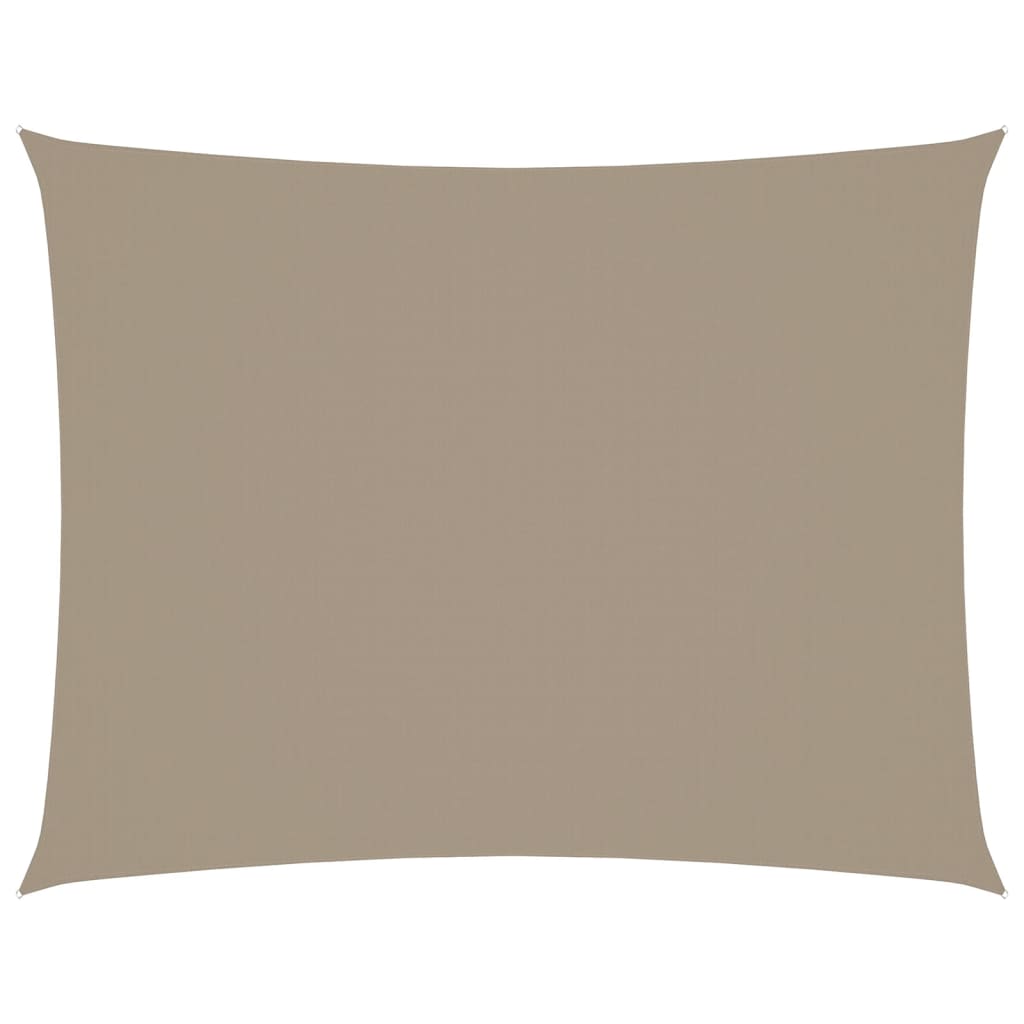Zonnescherm rechthoekig 3,5x5 m oxford stof taupe is nu te koop bij PeponiXL, paradijselijk wonen!