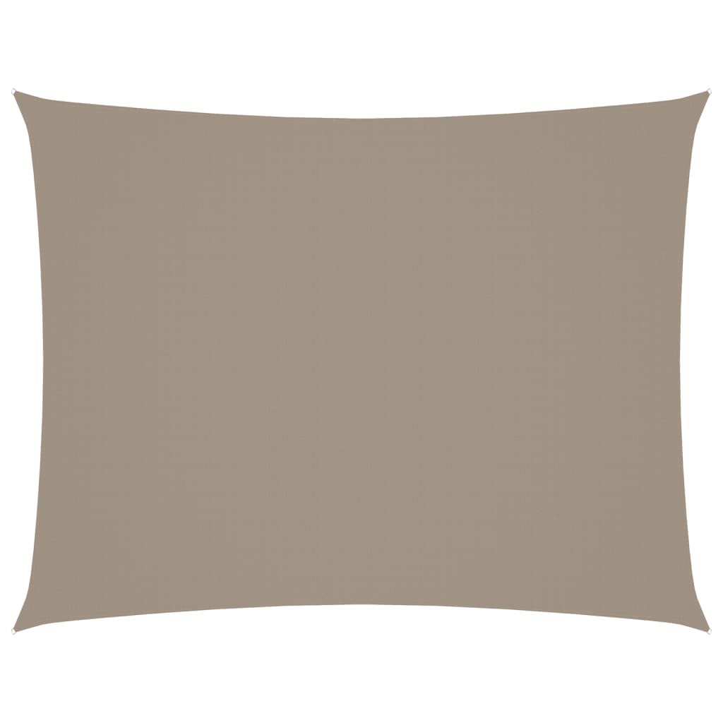 Zonnescherm rechthoekig 6x8 m oxford stof taupe is nu te koop bij PeponiXL, paradijselijk wonen!
