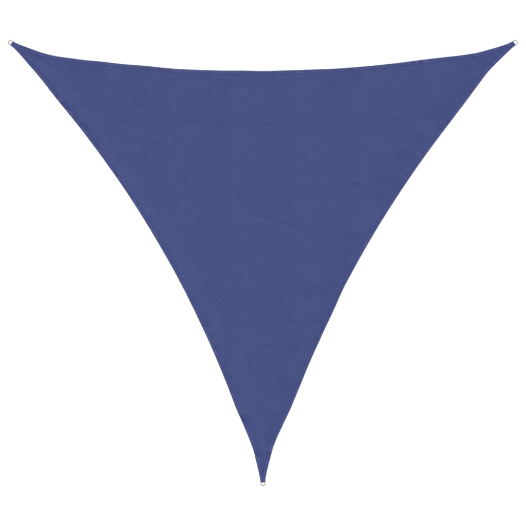 Zonnescherm driehoekig 4,5x4,5x4,5 m oxford stof blauw is nu te koop bij PeponiXL, paradijselijk wonen!