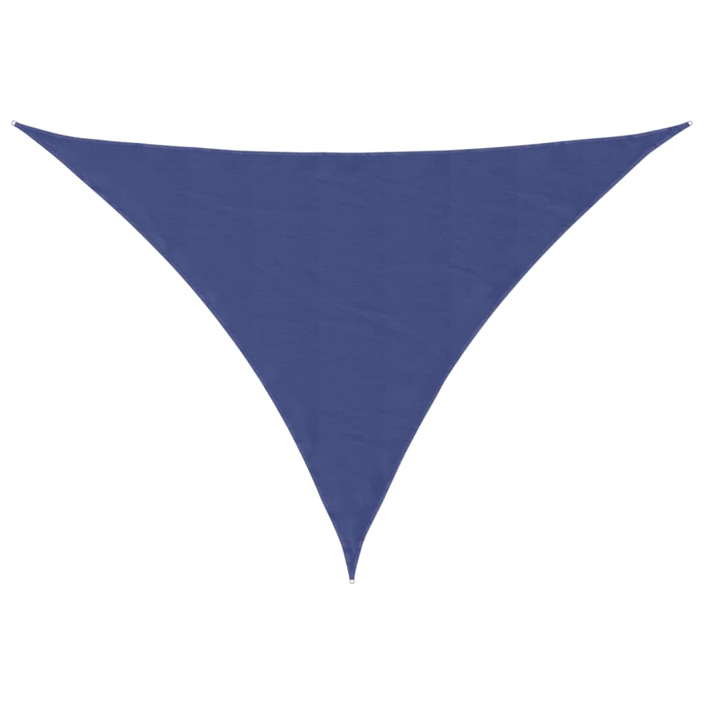 Zonnescherm driehoekig 5x7x7 m oxford stof blauw is nu te koop bij PeponiXL, paradijselijk wonen!