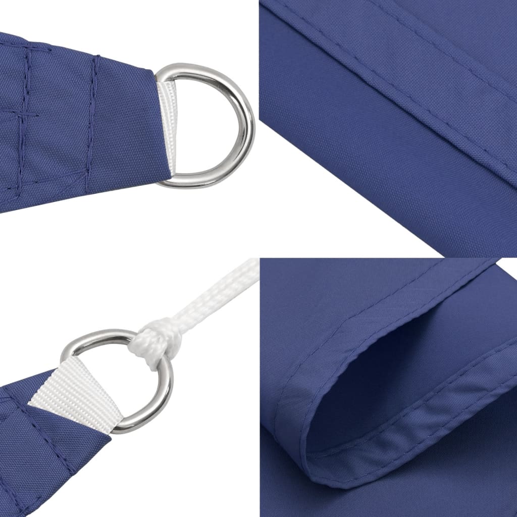 Zonnescherm driehoekig 5x7x7 m oxford stof blauw is nu te koop bij PeponiXL, paradijselijk wonen!