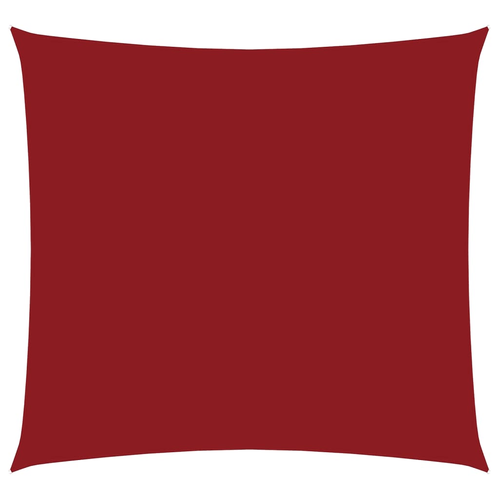 Zonnescherm vierkant 2,5x2,5 m oxford stof rood is nu te koop bij PeponiXL, paradijselijk wonen!