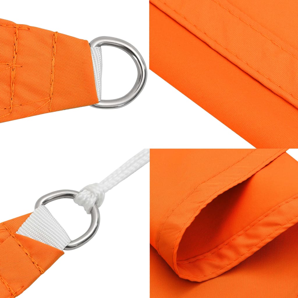 Zonnescherm vierkant 7x7 m oxford stof oranje is nu te koop bij PeponiXL, paradijselijk wonen!