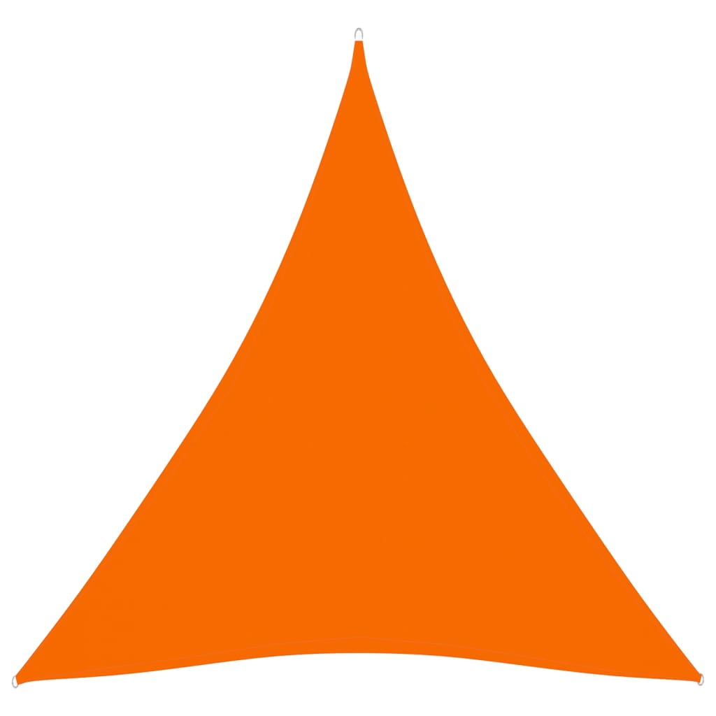 Zonnescherm driehoekig 3,6x3,6x3,6 m oxford stof oranje is nu te koop bij PeponiXL, paradijselijk wonen!