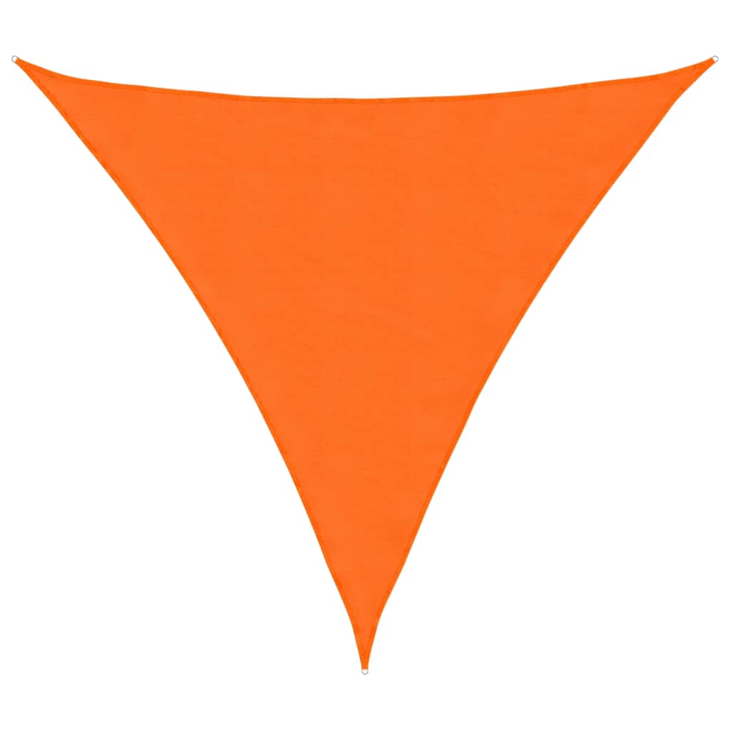 Zonnescherm driehoekig 4,5x4,5x4,5 m oxford stof oranje is nu te koop bij PeponiXL, paradijselijk wonen!