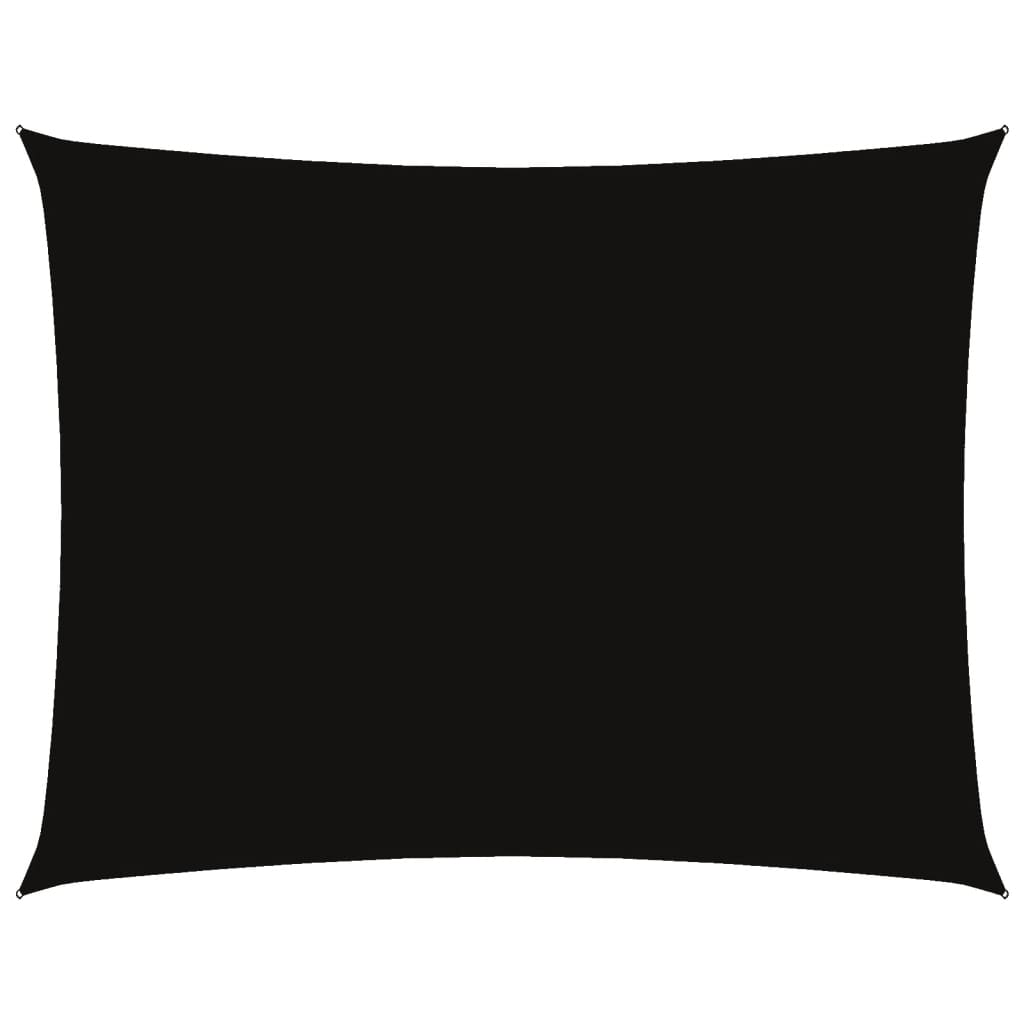 Zonnescherm rechthoekig 5x6 m oxford stof zwart is nu te koop bij PeponiXL, paradijselijk wonen!