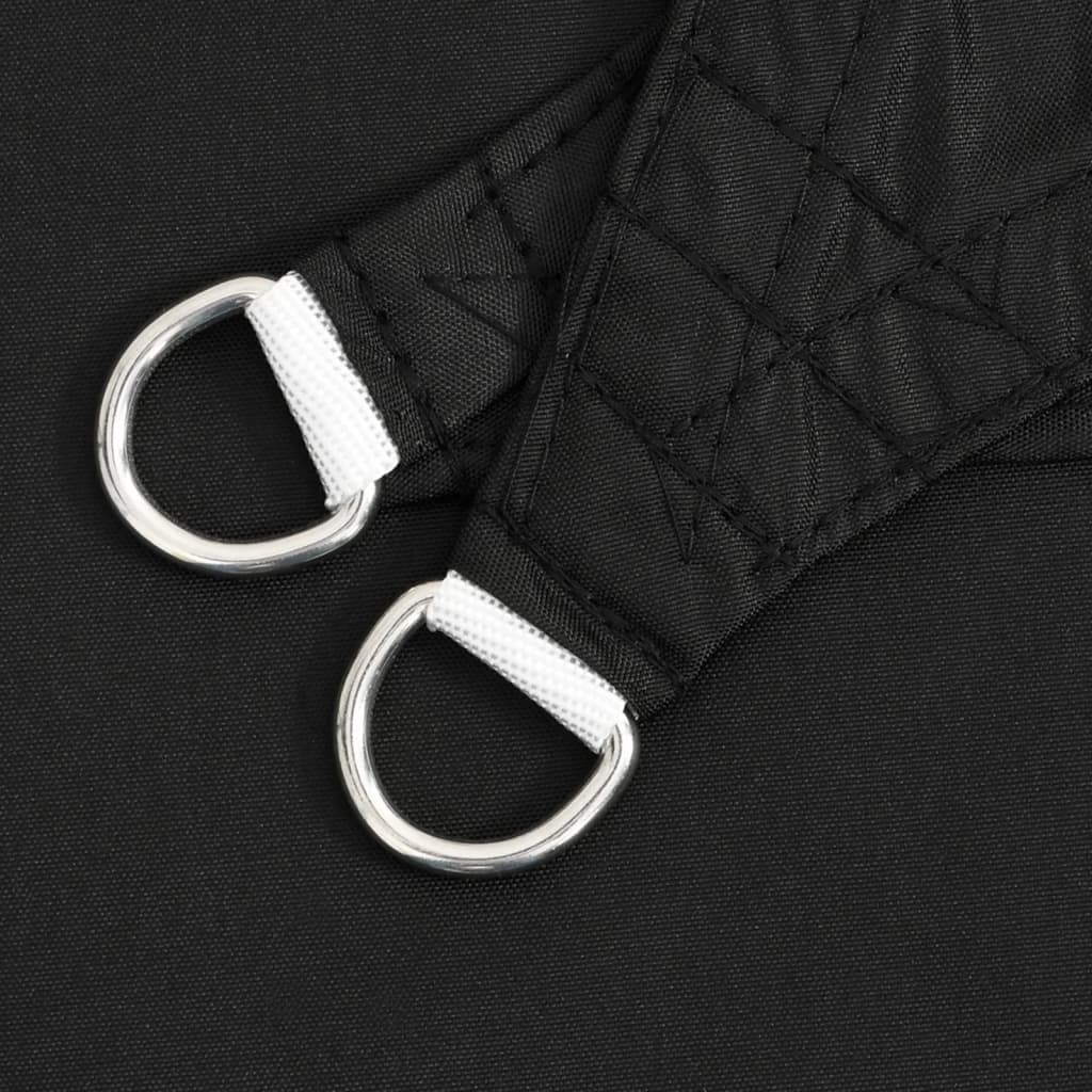 Zonnescherm driehoekig 3x4x4 m oxford stof zwart is nu te koop bij PeponiXL, paradijselijk wonen!