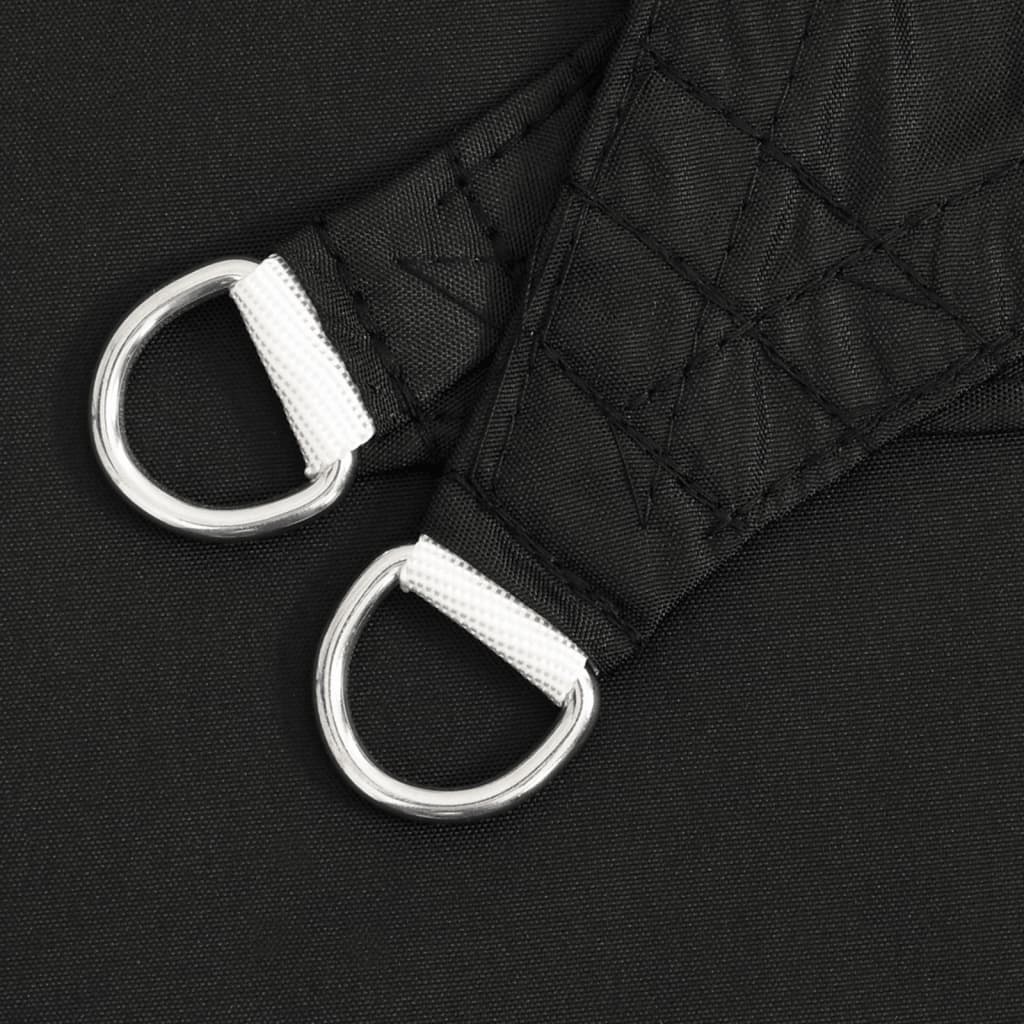 Zonnescherm driehoekig 4x5x5 m oxford stof zwart is nu te koop bij PeponiXL, paradijselijk wonen!