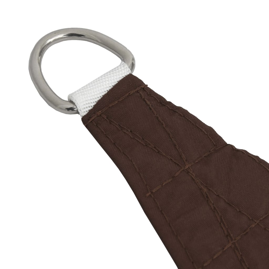 Zonnescherm vierkant 4,5x4,5 m oxford stof bruin is nu te koop bij PeponiXL, paradijselijk wonen!