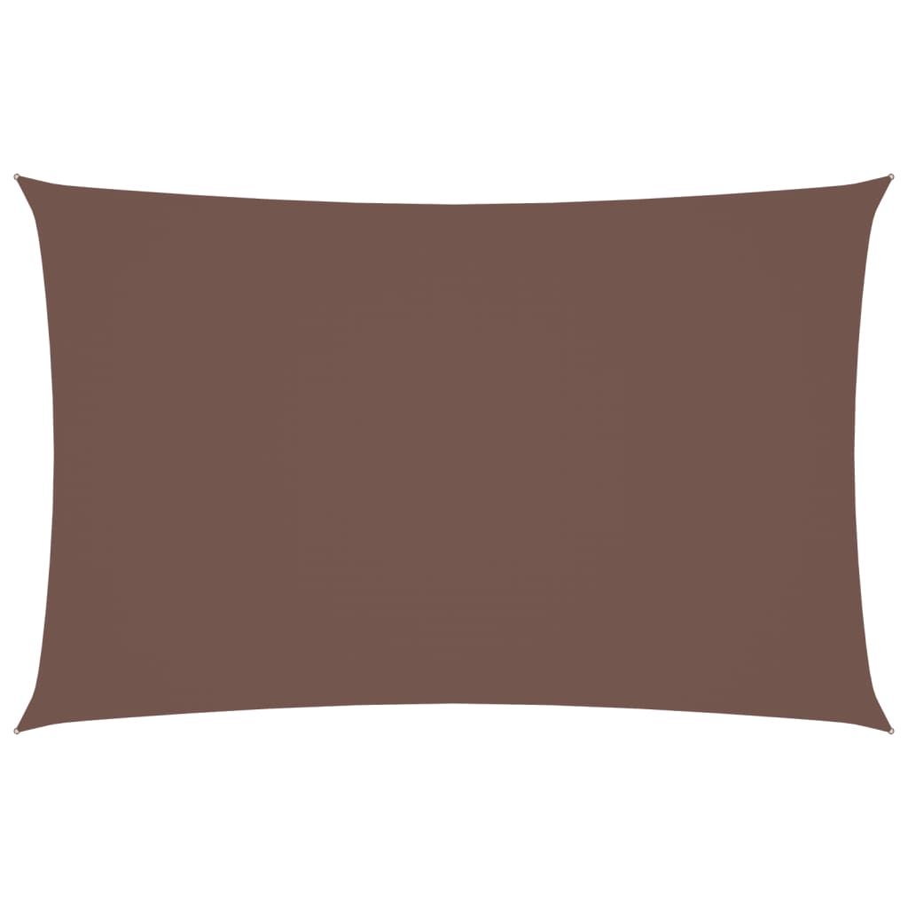 Zonnescherm rechthoekig 2x5 m oxford stof bruin is nu te koop bij PeponiXL, paradijselijk wonen!