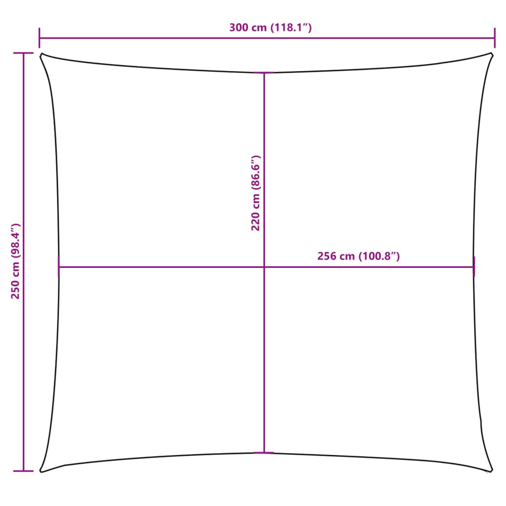 Zonnescherm rechthoekig 2,5x3 m oxford stof bruin is nu te koop bij PeponiXL, paradijselijk wonen!