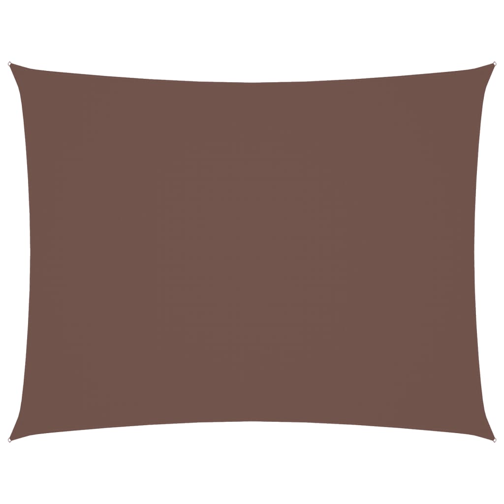 Zonnescherm rechthoekig 5x6 m oxford stof bruin is nu te koop bij PeponiXL, paradijselijk wonen!