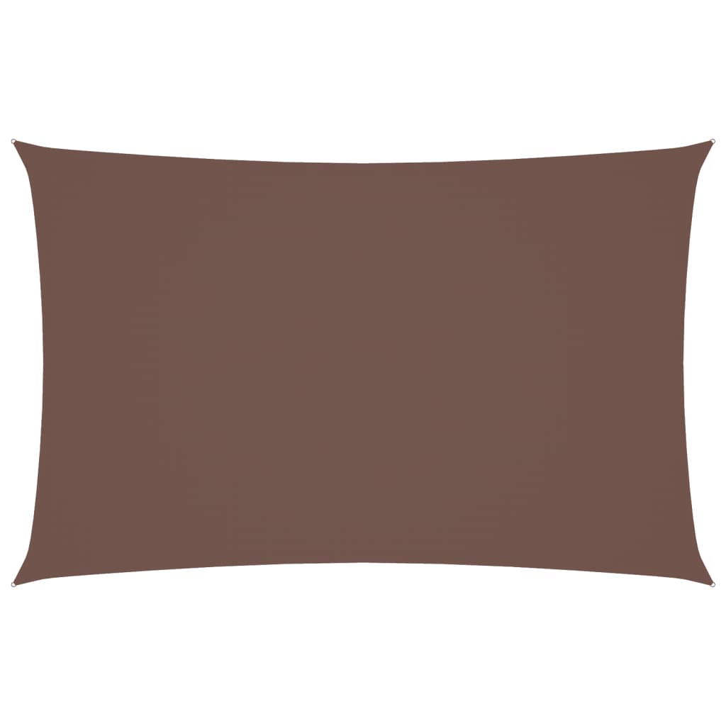 Zonnescherm rechthoekig 5x8 m oxford stof bruin is nu te koop bij PeponiXL, paradijselijk wonen!