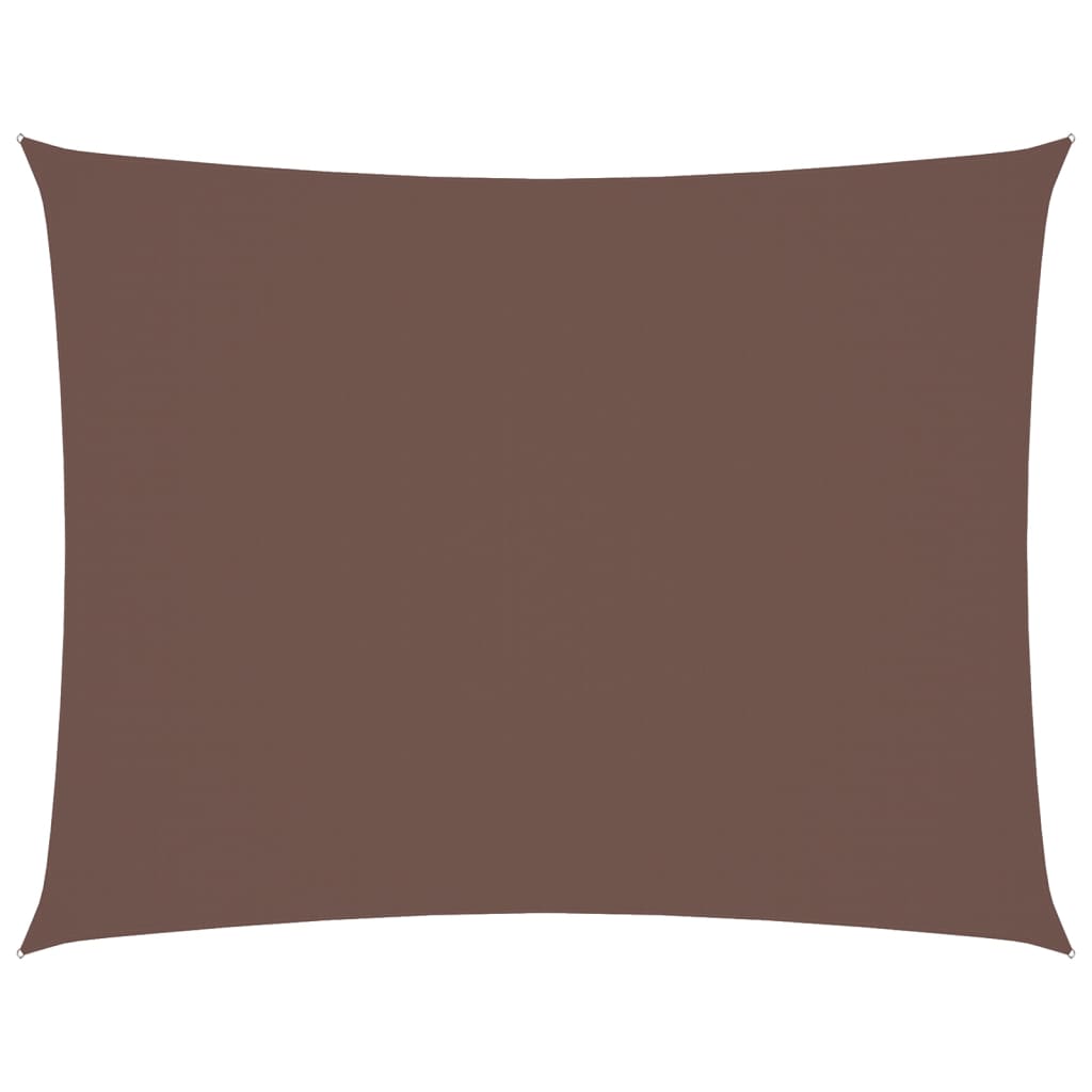 Zonnescherm rechthoekig 6x7 m oxford stof bruin is nu te koop bij PeponiXL, paradijselijk wonen!