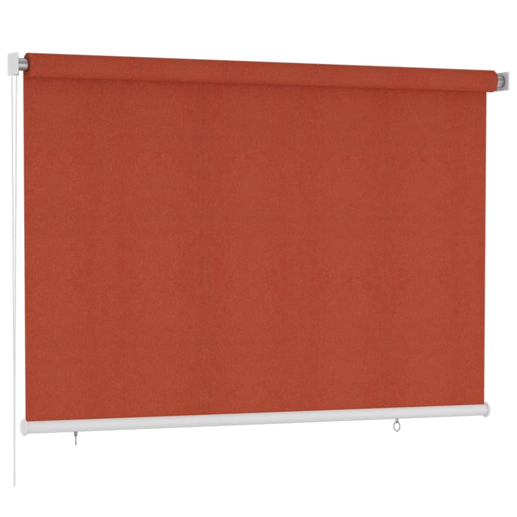 Rolgordijn voor buiten 225(B)x140(H) cm HDPE terracottakleurig is nu te koop bij PeponiXL, paradijselijk wonen!