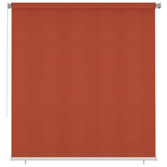 Rolgordijn voor buiten 225(B)x230(H) cm HDPE terracottakleurig is nu te koop bij PeponiXL, paradijselijk wonen!