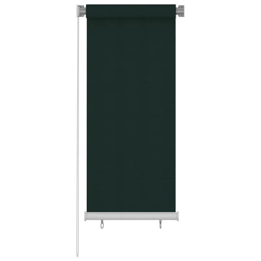 Rolgordijn voor buiten 65(B)x140(H) cm HDPE donkergroen is nu te koop bij PeponiXL, paradijselijk wonen!