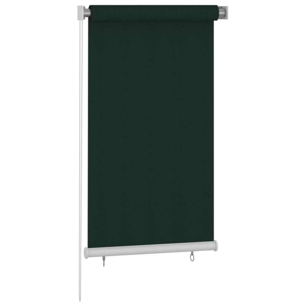 Rolgordijn voor buiten 85(B)x140(H) cm HDPE donkergroen is nu te koop bij PeponiXL, paradijselijk wonen!