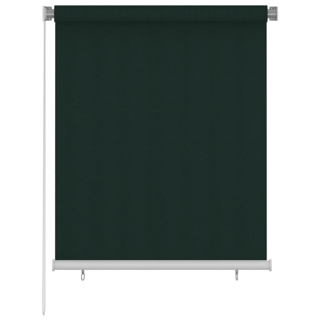 Rolgordijn voor buiten 125(B)x140(H) cm HDPE donkergroen is nu te koop bij PeponiXL, paradijselijk wonen!