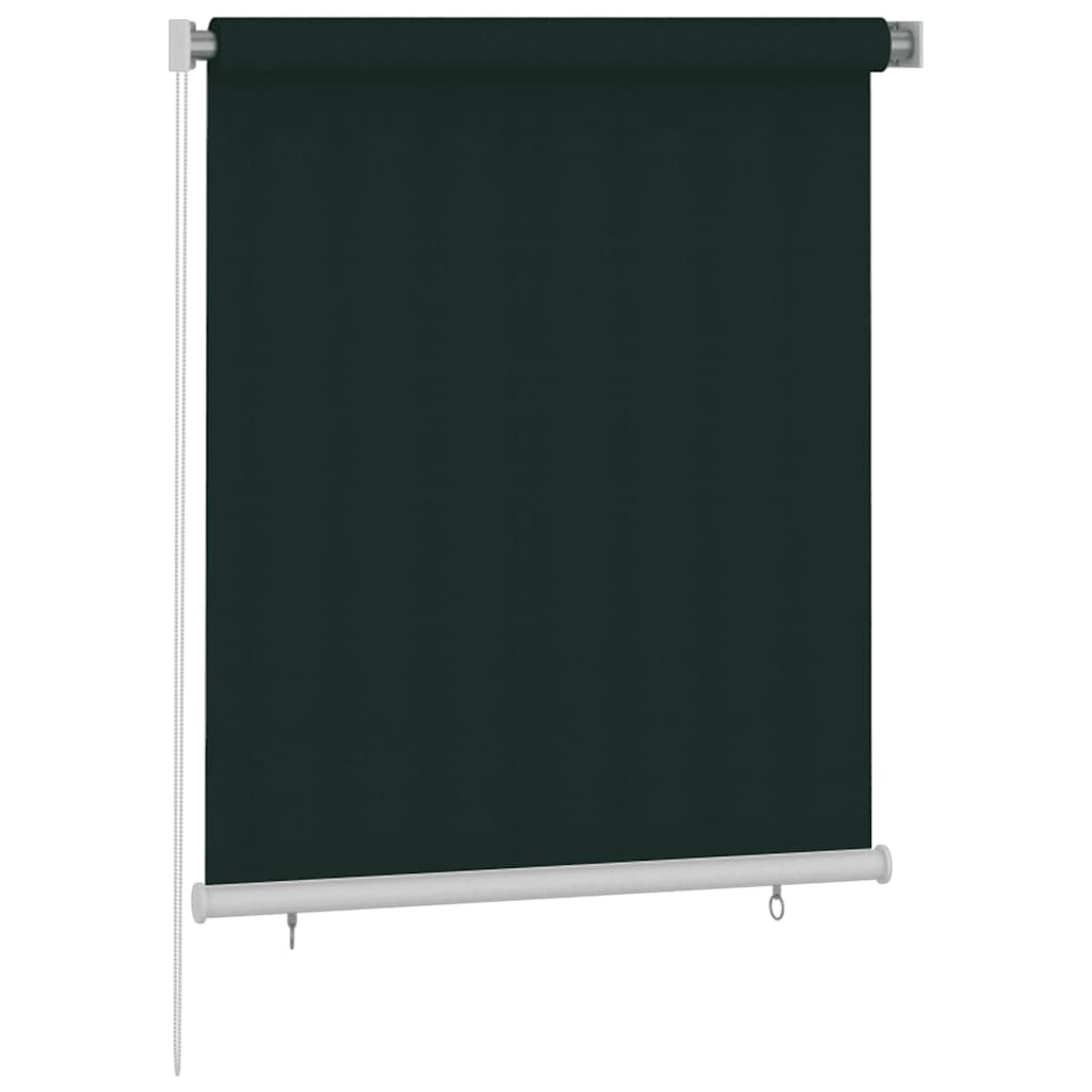 Rolgordijn voor buiten 125(B)x140(H) cm HDPE donkergroen is nu te koop bij PeponiXL, paradijselijk wonen!