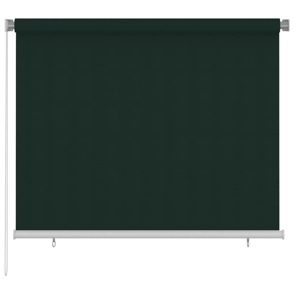 Rolgordijn voor buiten 185(B)x140(H) cm HDPE donkergroen is nu te koop bij PeponiXL, paradijselijk wonen!