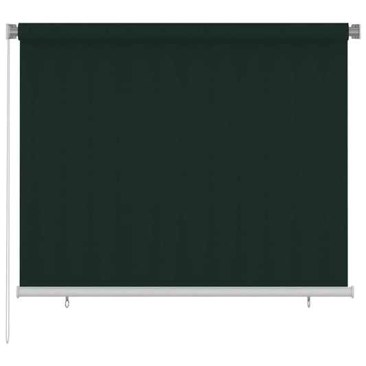 Rolgordijn voor buiten 185(B)x140(H) cm HDPE donkergroen is nu te koop bij PeponiXL, paradijselijk wonen!