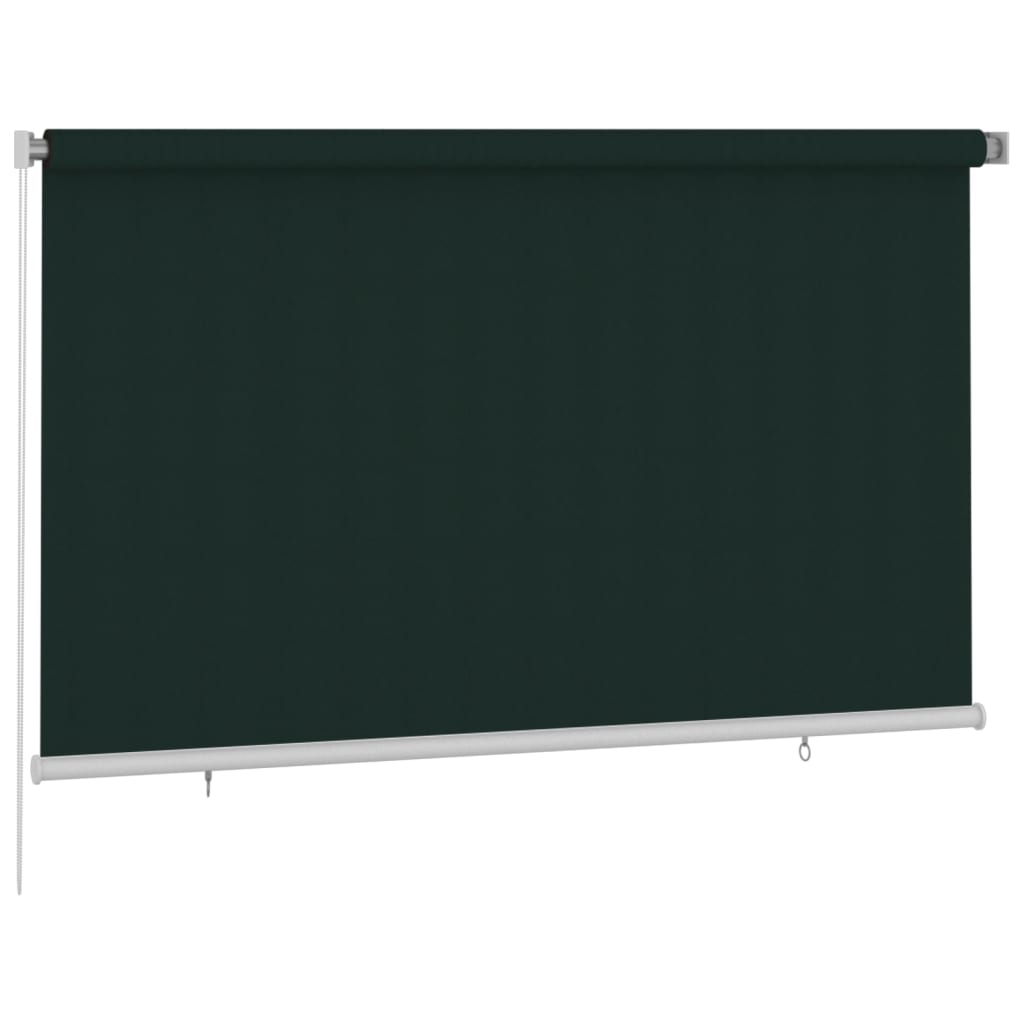Rolgordijn voor buiten 245(B)x140(H) cm HDPE donkergroen is nu te koop bij PeponiXL, paradijselijk wonen!
