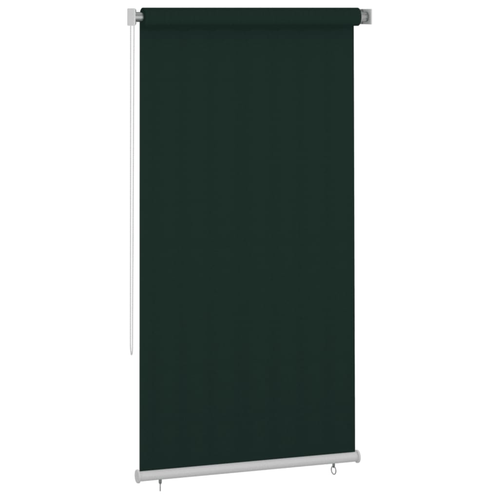 Rolgordijn voor buiten 125(B)x230(H) cm HDPE donkergroen is nu te koop bij PeponiXL, paradijselijk wonen!
