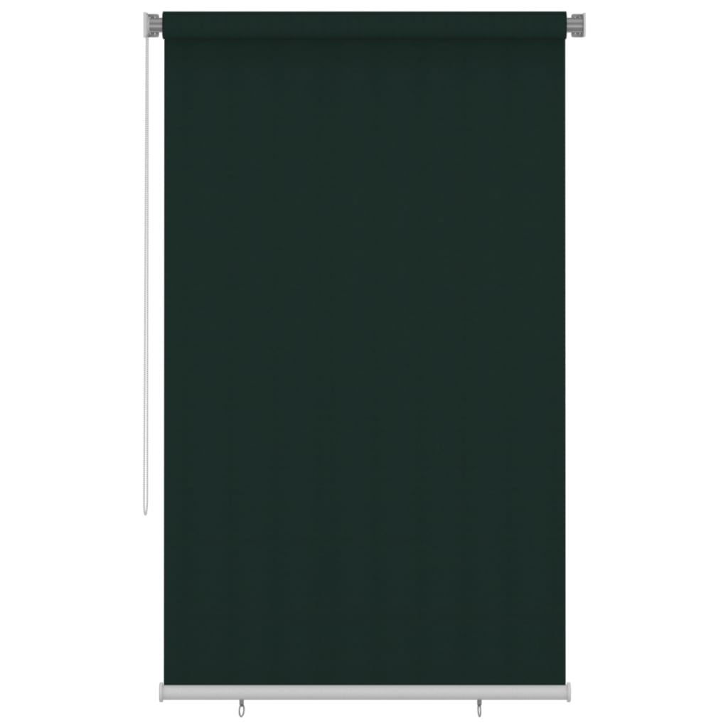 Rolgordijn voor buiten 145(B)x230(H) cm HDPE donkergroen is nu te koop bij PeponiXL, paradijselijk wonen!